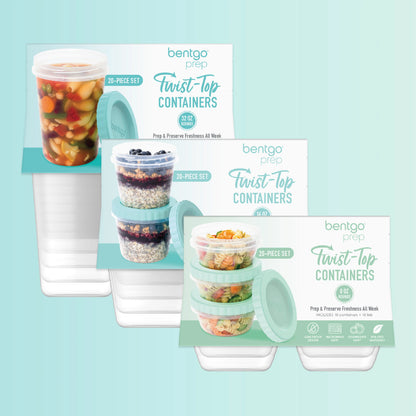 Bentgo Prep Twist-Top Containers (60-Piece)