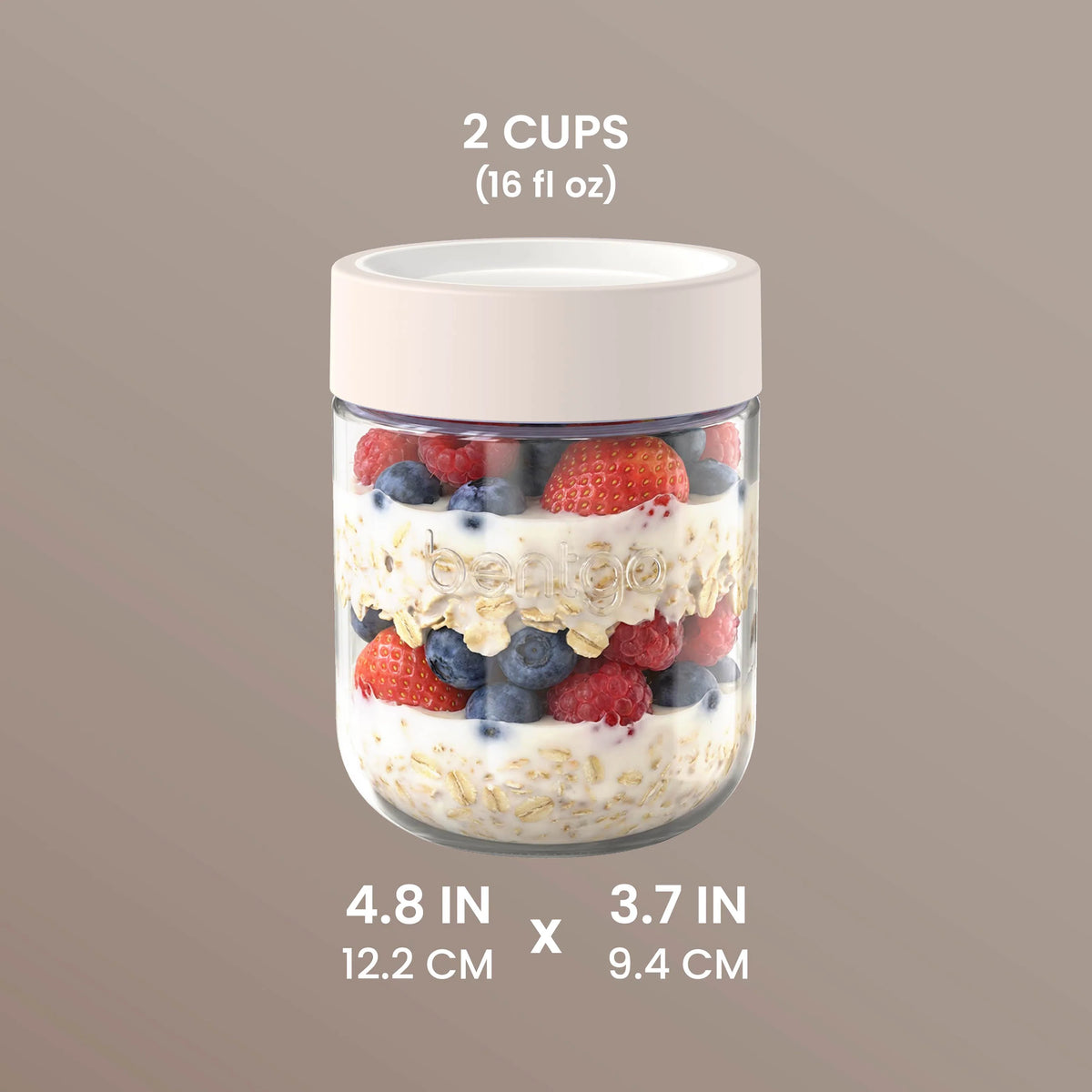 Bentgo Leak-Proof Glass Food Jars (16 fl oz Jars)